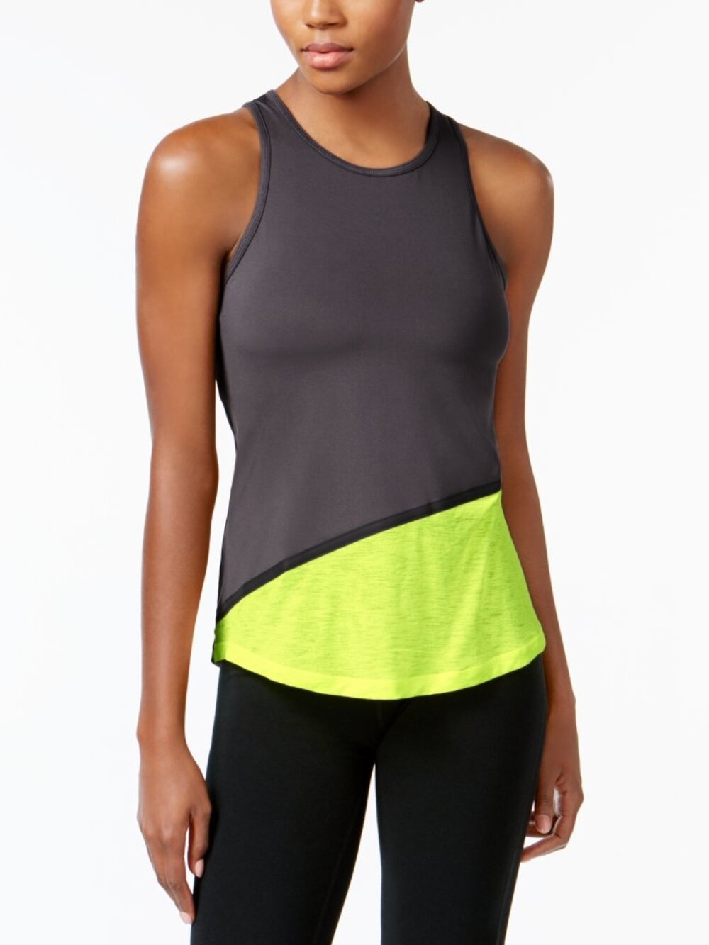 Ideology Womens Colorblocked Tank Top